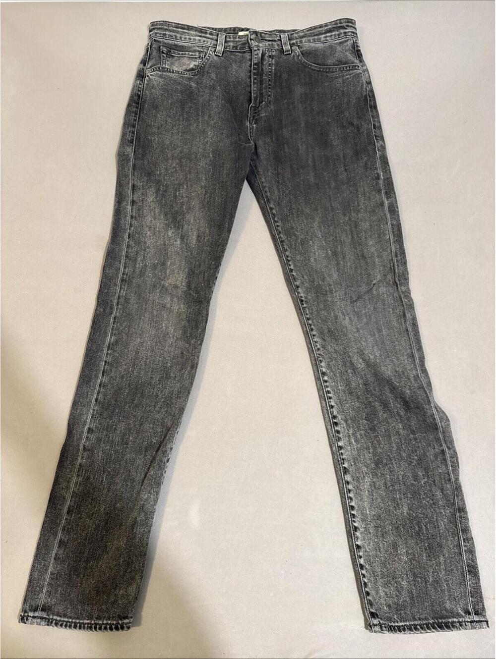 Levis Mens 32x32 Grey Made & Crafted Shuttle Denim Jeans